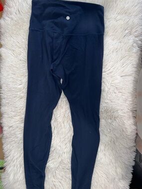 lululemon athletica Kids Black Classic Leggings with Logo